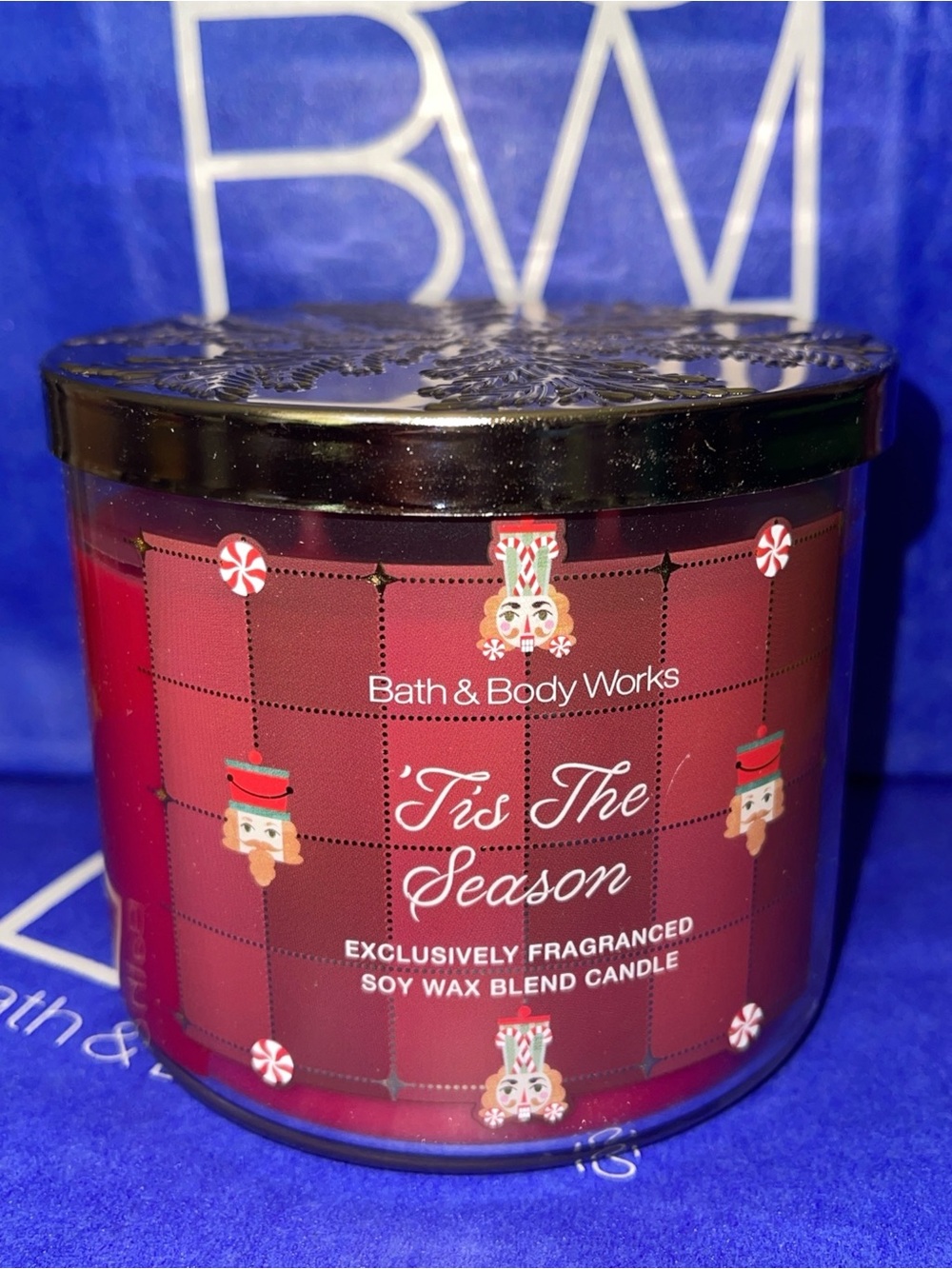 BATH & BODY WORKS TIS THE SEASON 3 WICK CANDLE